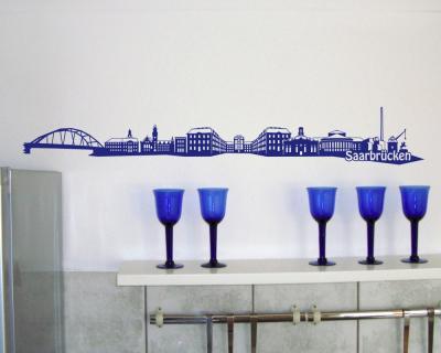 Wandtattoo Saarbrcken Skyline