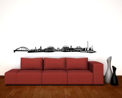Wandtattoo Saarbrcken Skyline - Ansicht 3