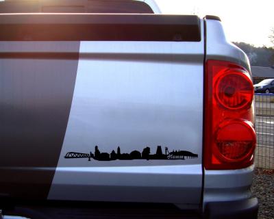 Hamm Aufkleber Skyline