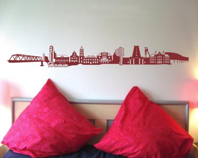 Wandtattoo Hamm Skyline