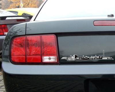 Herne Skyline Autoaufkleber