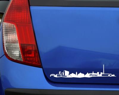 Herne Aufkleber Skyline - Ansicht 3
