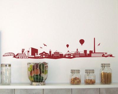 Wandtattoo Herne Skyline