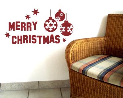 Merry Christmas Wandtattoo - Ansicht 3