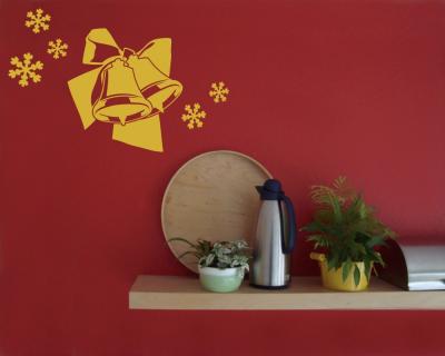 Weihnachts - Glckchen  Jingle Bells  Wandtattoo