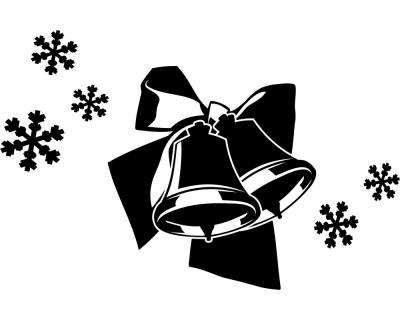 Weihnachts - Glckchen 'Jingle Bells' Wandtattoo - Ansicht 1