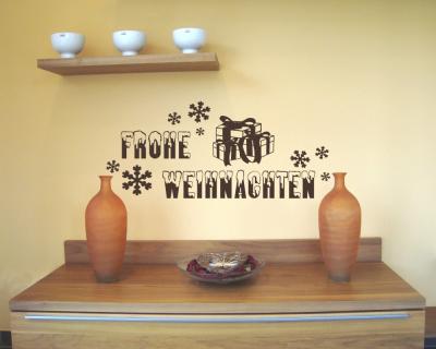 Frohe Weihnachten Wandtattoo - Ansicht 3