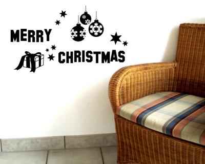 Merry Christmas Wandsticker - Ansicht 2
