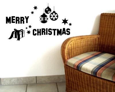 Merry Christmas Wandsticker Wandtattoo