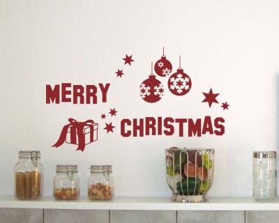 Merry Christmas Wandsticker