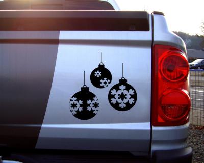 Weihnachtskugeln Aufkleber - Ansicht 3