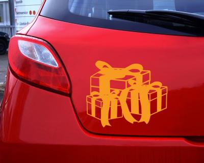 Weihnachtsgeschenke Autoaufkleber - Ansicht 2