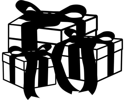 Weihnachtsgeschenke Wandaufkleber - Ansicht 1