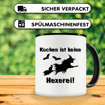 Tasse mit dem Motiv Kochen ist keine Hexerei - Ansicht 4