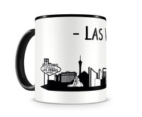 Tasse Las Vegas Skyline Tasse Modellnummer  schwarz/schwarz