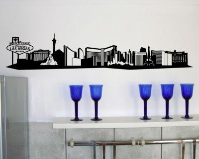 Wandtattoo Las Vegas Skyline - Ansicht 2