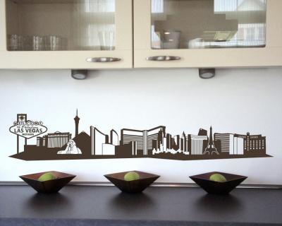 Wandtattoo Las Vegas Skyline