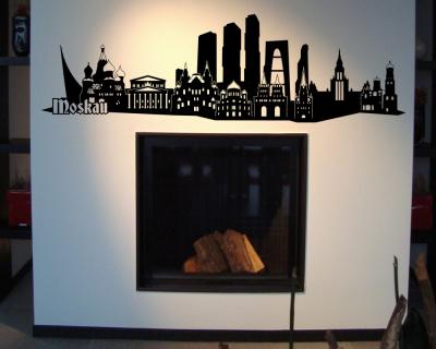 Wandtattoo Moskau Skyline - Ansicht 3