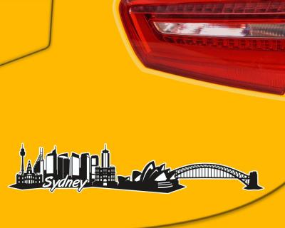 Sydney Skyline Autoaufkleber