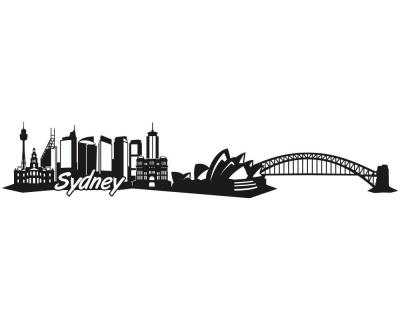 Sydney Skyline Autoaufkleber