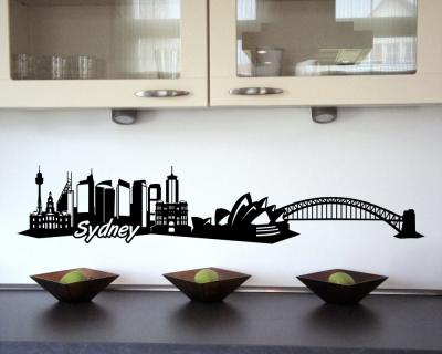 Wandtattoo Sydney Skyline Wandtattoo