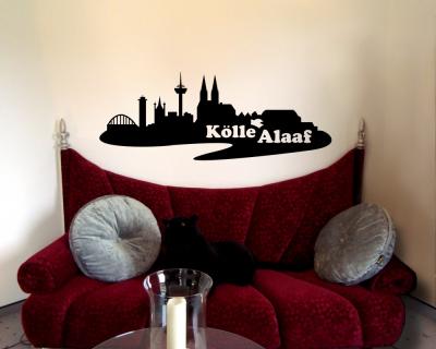 Wandtattoo Klle Alaaf Skyline Wandsticker