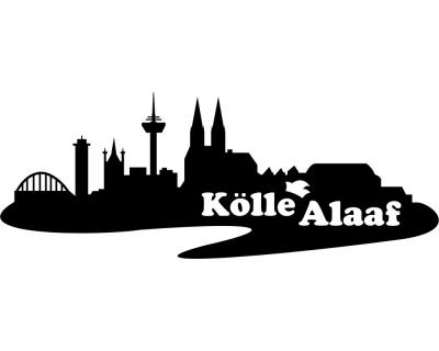 Wandtattoo Klle Alaaf Skyline Wandsticker - Ansicht 1