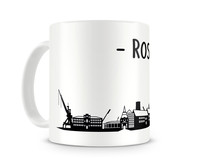 Tasse Rostock Skyline Tasse Modellnummer  wei/schwarz