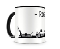 Tasse Rostock Skyline Tasse Modellnummer  schwarz/schwarz