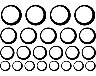 Wandtattoo Luftblasen Creativ-Set - Ansicht 1