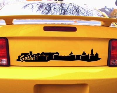 Gotha Aufkleber Skyline - Ansicht 3