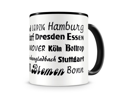 Tasse mit dem Motiv Stdtenamen Deutschland - Ansicht 3