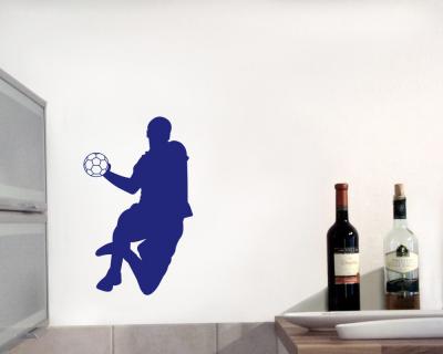 Wandtattoo Handballspieler Dreher - Ansicht 3