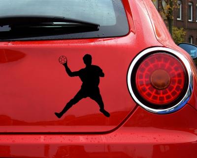 Handballspieler Aufkleber