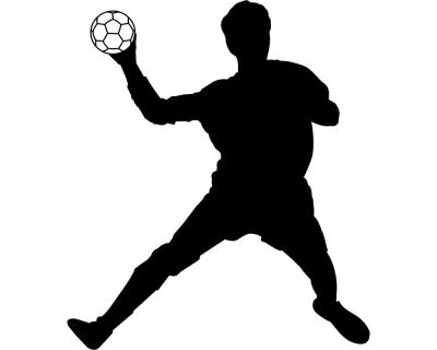 Wandtattoo Handballspieler - Ansicht 1