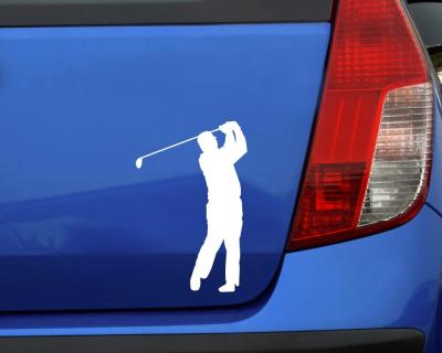 Golfspieler Swing Aufkleber Aufkleber