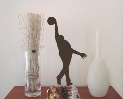 Wandtattoo Bowlingspieler Anwurf