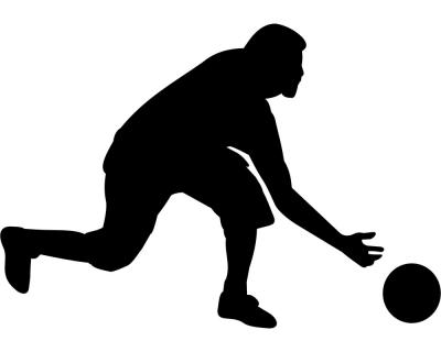 Wandtattoo Bowlingspieler - Ansicht 1