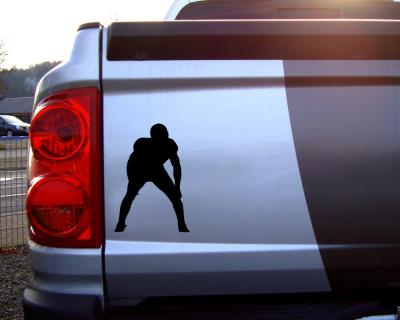 Footballspieler Linebacker Aufkleber