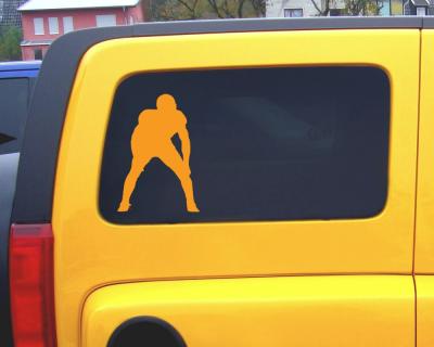 Footballspieler Linebacker Aufkleber - Ansicht 3