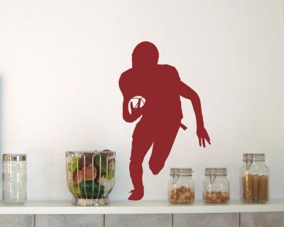Wandtattoo Footballspieler Wide Receiver