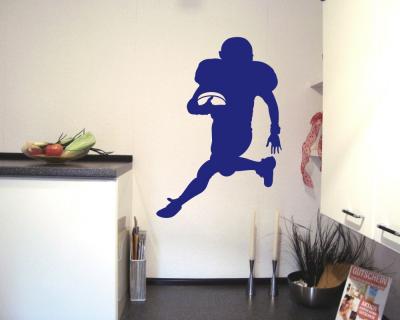 Wandtattoo Footballspieler Runningback