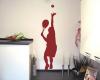 Wandtattoo Tennisspieler Wandtattoo