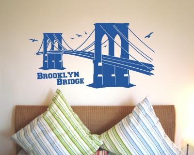 Wandtattoo Brooklyn Bridge Wandtattoo