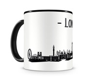 Tasse London Skyline Tasse Modellnummer  schwarz/schwarz