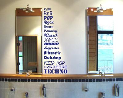 Wandtattoo 15 Musikgenres als Creativ-Set - Ansicht 3