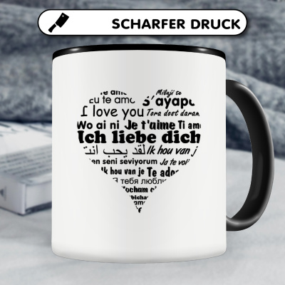Tasse mit dem Motiv Herz Ich Liebe Dich - Ansicht 5