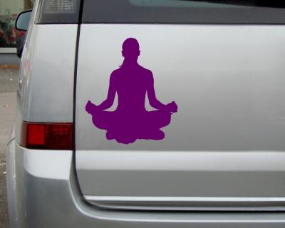 Yoga Padmasana Aufkleber - Ansicht 3