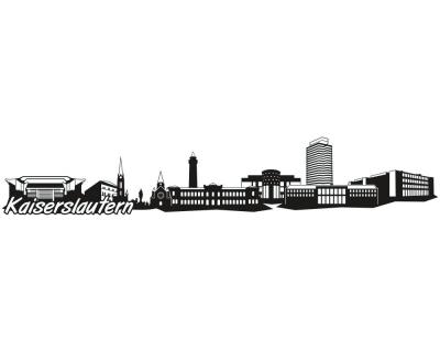 Kaiserslautern Skyline Autoaufkleber - Ansicht 1