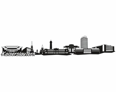 Kaiserslautern Skyline Wandtattoo